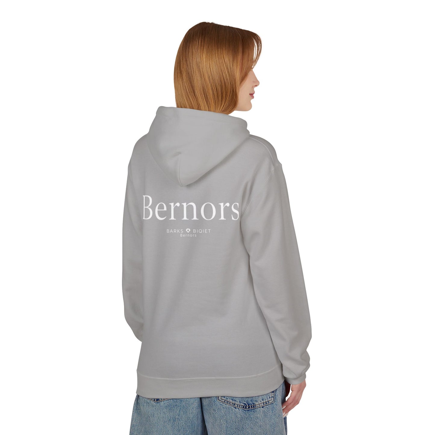 Classic White Fleece Hoodie
