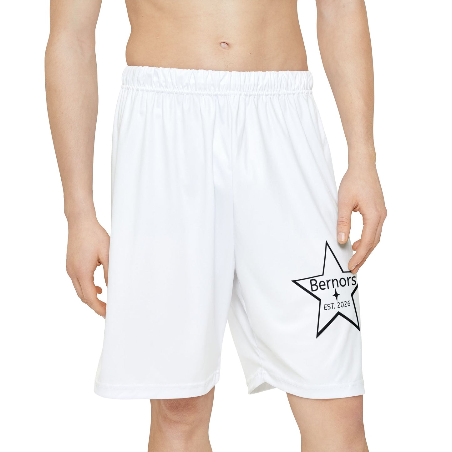 Men’s Athletic Shorts — Star 'Bernors' Logo Performance Shorts