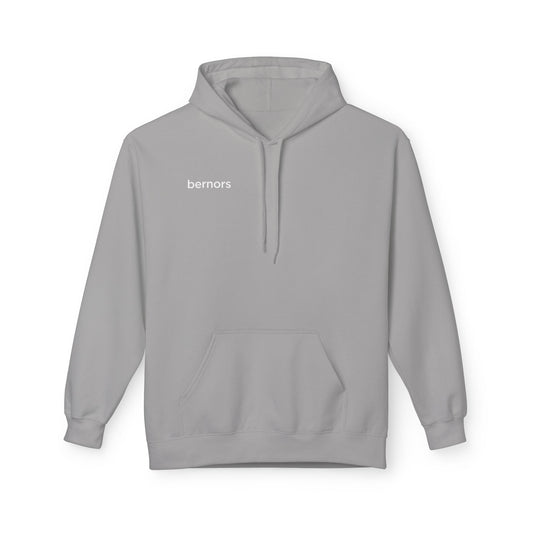 Classic White Fleece Hoodie