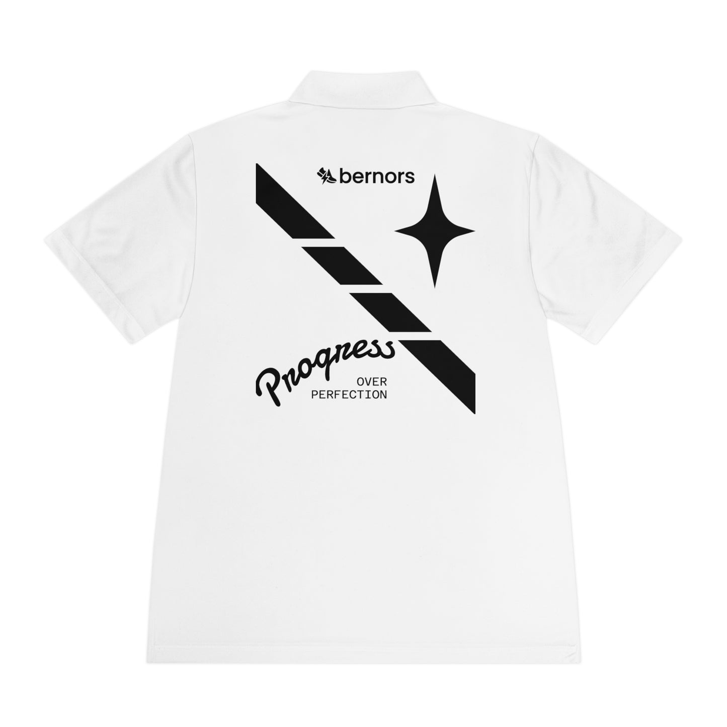 Men's Sport Polo Shirt — 'Progress Over Perfection' Athletic Polo