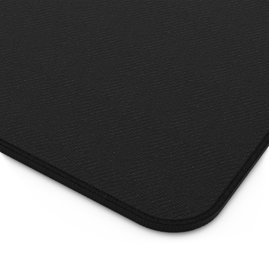 Minimal Black Desk Mat — 'bernors' Logo Mousepad Deskpad